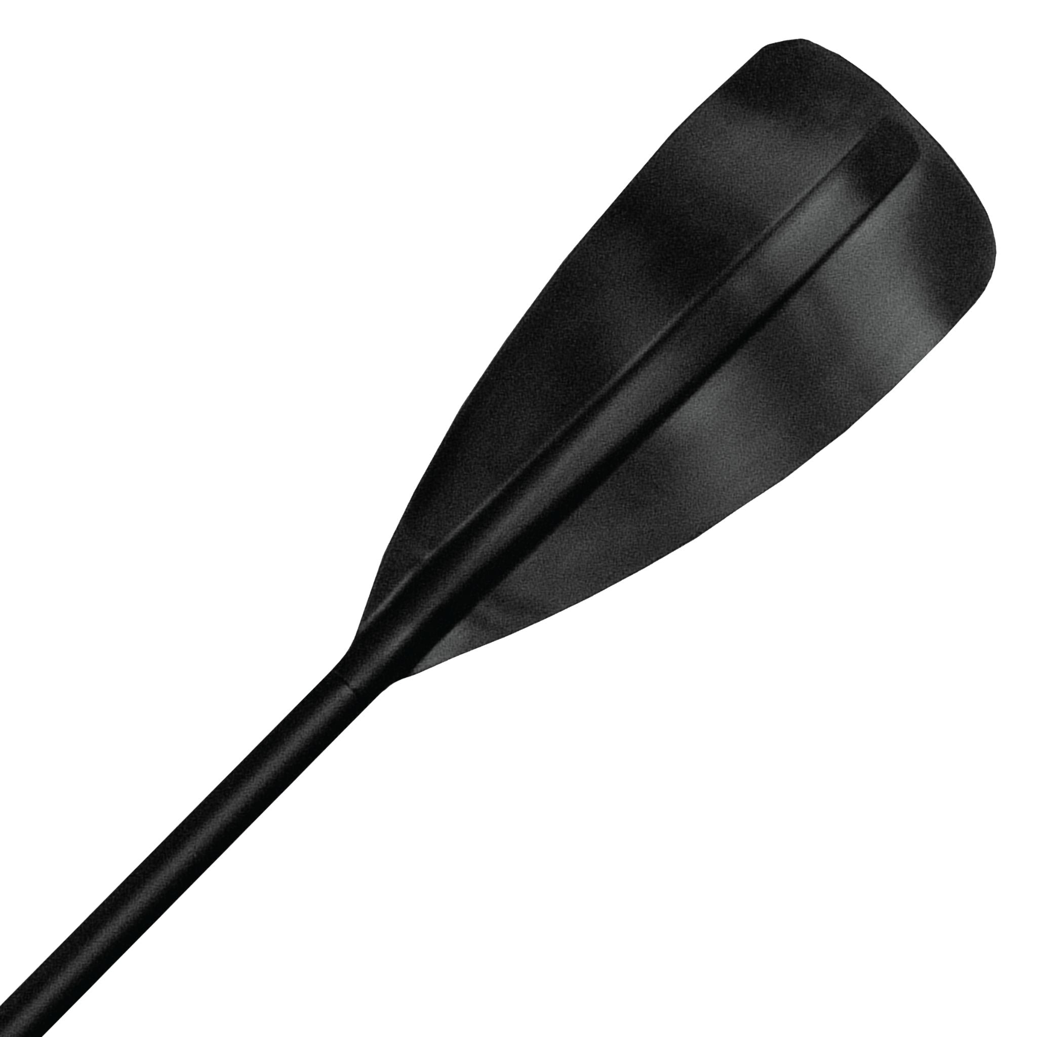 Black paddle on a white background
