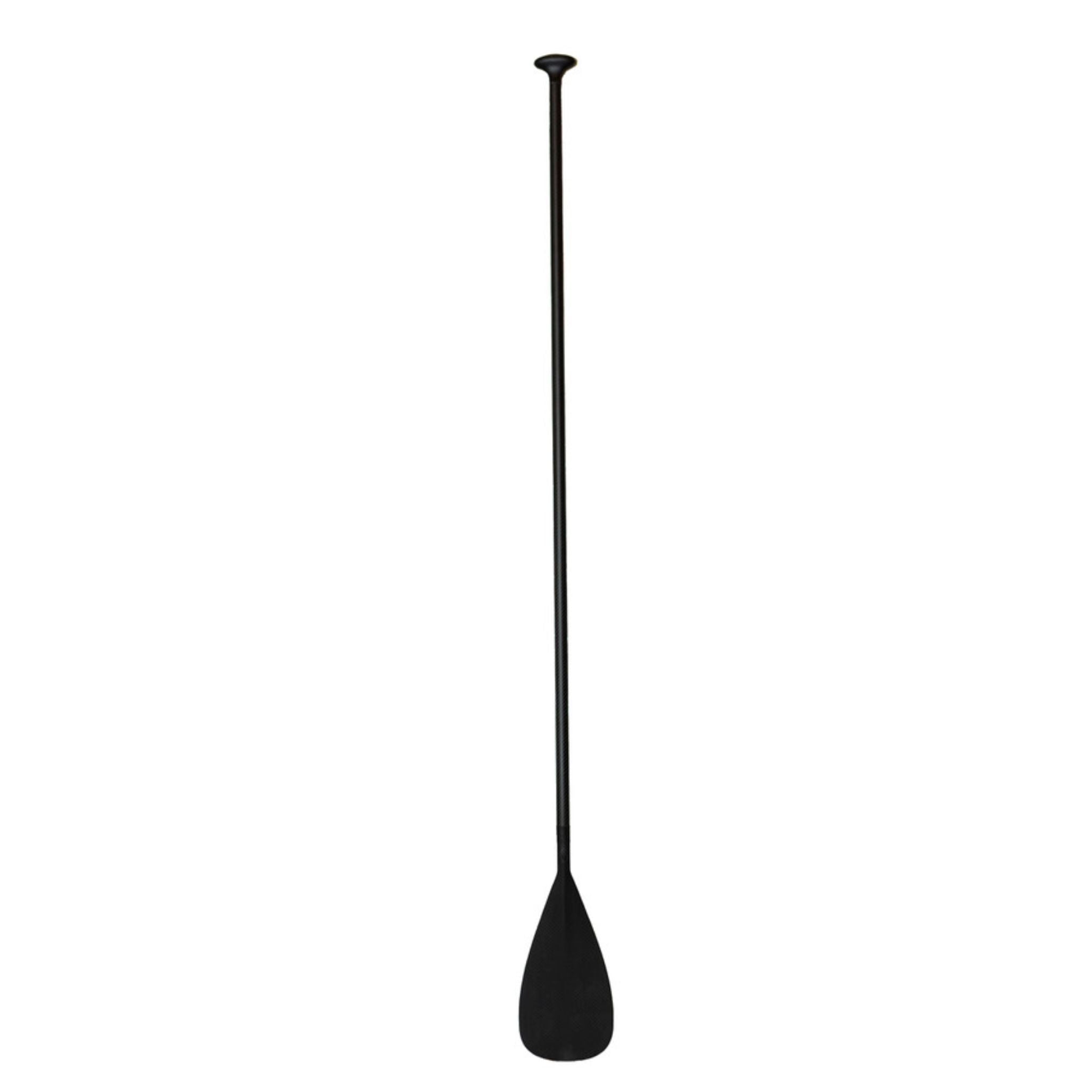 Black paddle on a white background
